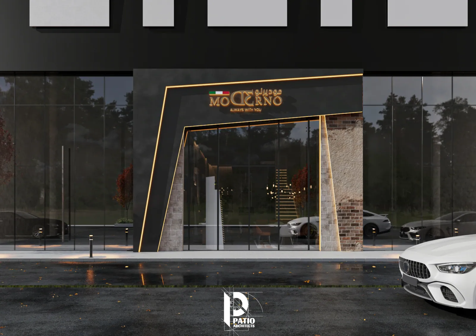 Moderno Furniture Showroom — Patio Architects