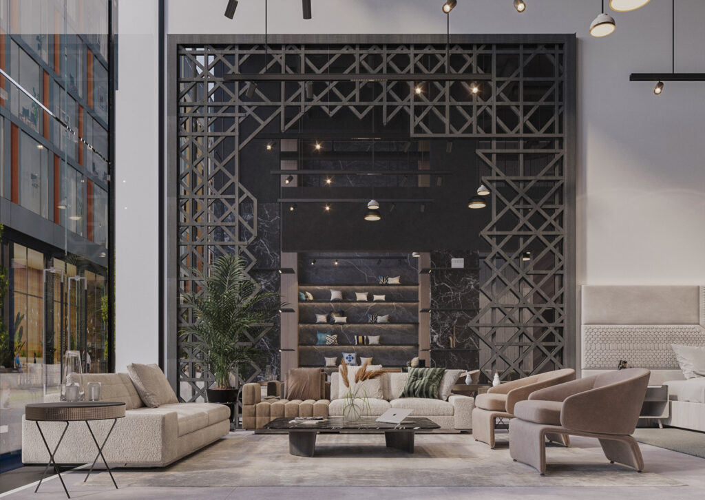 Designed by Patio Architects — a premier architecture and interior design firm delivering exceptional spaces across residential, commercial, retail, and hospitality sectors. This project demonstrates our full-scope design expertise: space planning, conceptual development, interior styling, architectural detailing, furniture layout, lighting design, material specification, ceiling design, flooring composition, wall treatments, and customized joinery. We integrate 3D visualization, CAD drawings, Revit modeling, and photorealistic renderings to communicate every element of the design process with precision. From schematic design to design development and construction documentation, our team ensures cohesive storytelling through form, function, and aesthetics. Whether you're searching for a top-rated interior designer, architectural firm, space planner, or turnkey design-build specialist — Patio Architects transforms visions into timeless interiors.