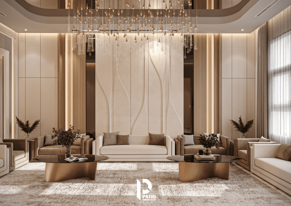 Designed by Patio Architects — a premier architecture and interior design firm delivering exceptional spaces across residential, commercial, retail, and hospitality sectors. This project demonstrates our full-scope design expertise: space planning, conceptual development, interior styling, architectural detailing, furniture layout, lighting design, material specification, ceiling design, flooring composition, wall treatments, and customized joinery. We integrate 3D visualization, CAD drawings, Revit modeling, and photorealistic renderings to communicate every element of the design process with precision. From schematic design to design development and construction documentation, our team ensures cohesive storytelling through form, function, and aesthetics. Whether you're searching for a top-rated interior designer, architectural firm, space planner, or turnkey design-build specialist — Patio Architects transforms visions into timeless interiors.